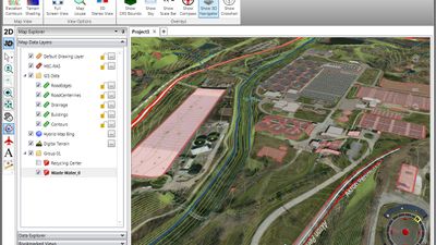 Define bank stations, flow lengths, ineffective flow areas, conveyance obstructions, levees and other riverine modeling data from CAD and GIS data.