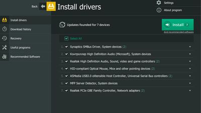 Mass update and install drivers