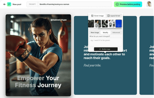 AI social media post generator