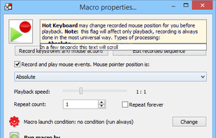 Macro editor
