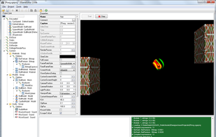 Pong game. (Older IDE version.)