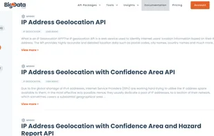 BigDataCloud IP Geolocation API screenshot 2