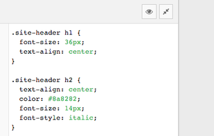SiteOrigin CSS screenshot 2