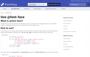 iFontFace screenshot 2