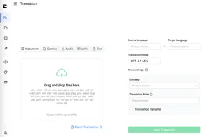 Upload Document for translation