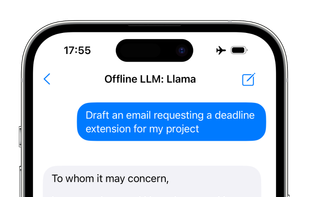 Offline LLM screenshot 1