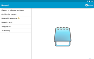 Notepad by Braden Farmer screenshot 2