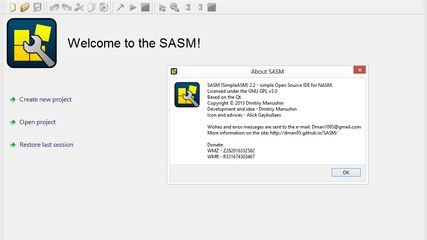 SASM screenshot 1