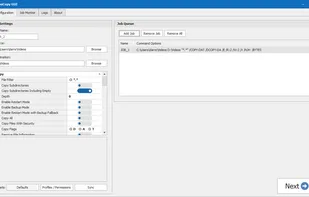 RoboCopy GUI screenshot 1