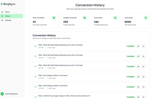 BlogSync screenshot 1