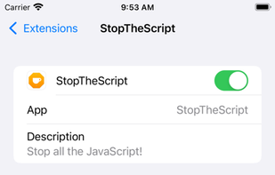 StopTheScript screenshot 1