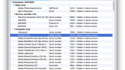 Mac Product Key Finder screenshot 1