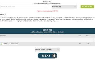 Provides an easy to use, online based user interface which allows you to upload your files one by one or in batch. Alternatively, you can provide a remote URL.