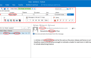 Find Any Email
Why wade through hundreds of messages to find the one you need? Now you can locate ANY email in your Outlook mailbox in SECONDS.
