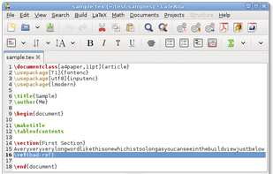 Latexila screenshot 1