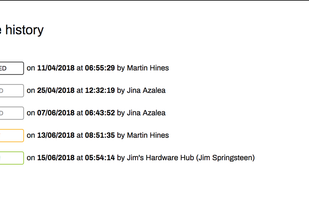 Learn when each client has viewed your Invoice and who from your team has committed the latest changes.