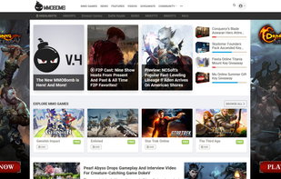 MMOBomb home page