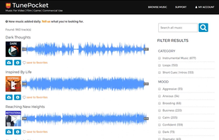 TunePocket screenshot 1