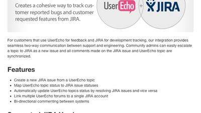 UserEcho for JIRA integration