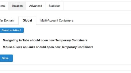 Temporary Containers screenshot 4