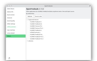 OpenFreebuds screenshot 1