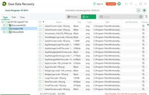 Ease Data Recovery screenshot 1