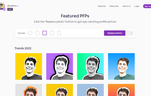 Featured PFPs based on your uploaded image