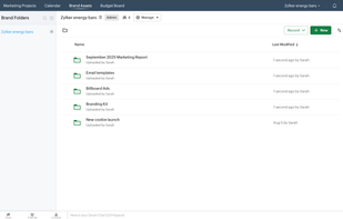 Marketing Assets Management to manage, share, and use your marketing materials on campaigns from one place