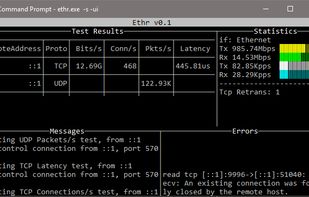 Ethr screenshot 1
