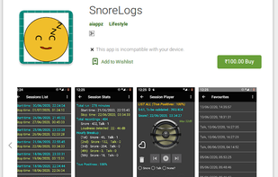 SnoreLogs screenshot 1