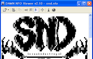 DAMN NFO Viewer screenshot 1