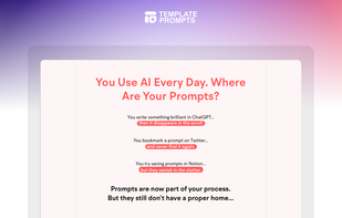 Template Prompts screenshot 1
