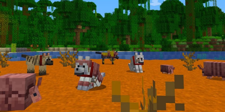 Minecraft v1.20.5 'Armored Paws' update introduces Armadillos, Wolf Armor, and more! image