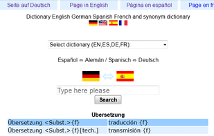 Blueseal Dictionary screenshot 1