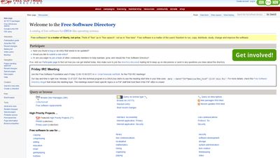 Free Software Directory screenshot 1