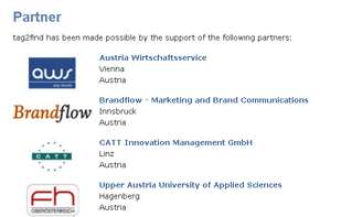tag2find has been made possible by the support of the following partners