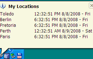 Microsoft Time Zone screenshot 1