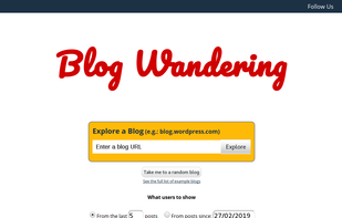 Blog Wandering screenshot 3