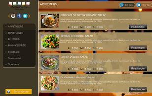 iMenuCards screenshot 1