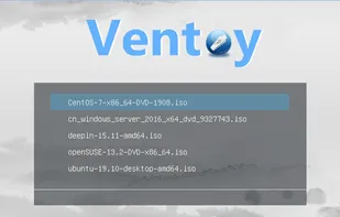 Ventoy screenshot 1