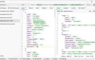 NativeRest main window