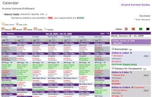 Shiftboard screenshot 1