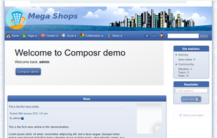 Composr screenshot 1