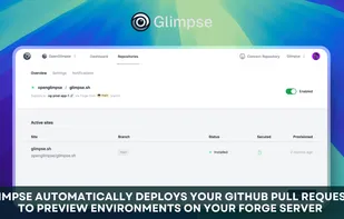 Glimpse.sh screenshot 2