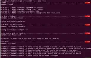 pre-commit screenshot 1