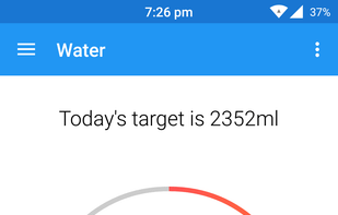 Drinking water reminder screenshot 1
