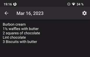 Daily Diary screenshot 1