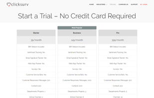 Clicksurv screenshot 1