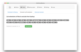 MultiCloudBackup screenshot 1