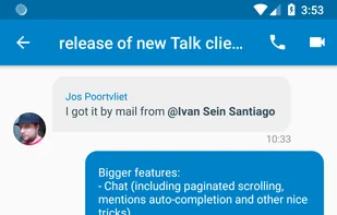 Nextcloud Talk screenshot 1